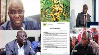 Eric Opoku & Ato Forson Runs For Cover as Dr.Kwaku Afriyie Looses Control On Cocoa Price...