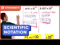 Converting Scientific Notation to Standard Form