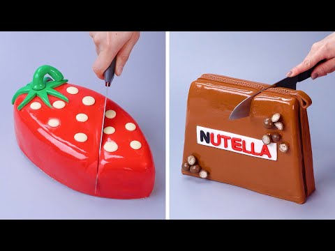 Fancy Realistic Fondant Cake Look Like Real | Awesome Colorful Cake and Dessert Compilation