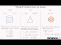 Exploring Volume Calculations for Cylinders, Cones, and Spheres