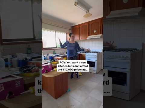 A Complete Kitchen Makeover For Less Than $500 🙌 #diy #homeimprovement #homeinspo