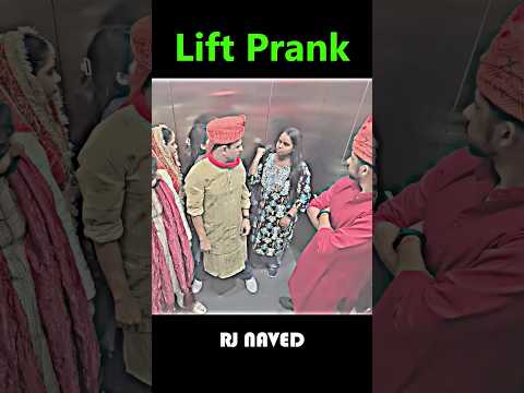 Cute Girl Dance Marriage Prank In Lift😅Don't Miss The End🤫Credit - Rj Naved #funny #comedian
