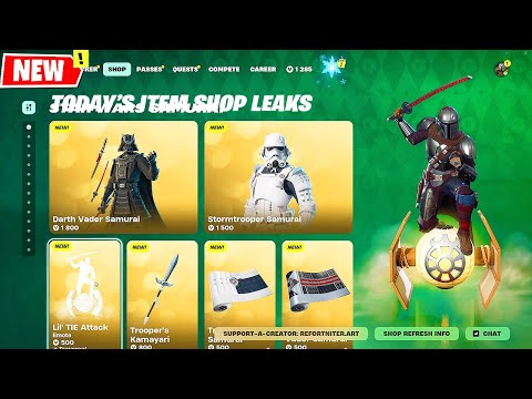 NEW Star Wars Samurai Fortnite & Tom Holland's Spider-Man: No Way Home Bundle RETURN!