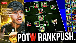 CAN WE REACH 1900 RATINGS WITH FULL POTW SQUAD? 🔥 eFootball LIVE 🛑 #fifae #efootball #godlike