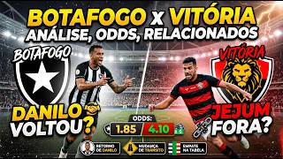 Botafogo x Vitória - Análise, Odds #futebol #apostaesportiva
