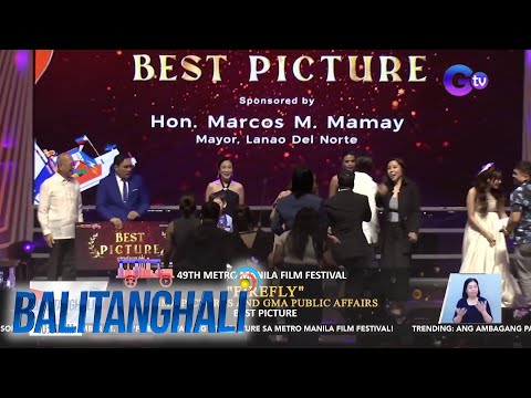 Firefly Waging Best Picture Sa 49TH MMFF Gabi Ng Parangal Videos