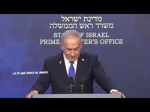 ATENCIÓN @ BENJAMÍN NETANYAHU HABLA A ESTA HORA/ RUEDA DE PRENSA. .IRÁN- ESTADOS UNIDOS