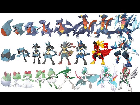 All Gen 4 Sinnoh Pokémon Mega Evolutions & More Stages | Max S