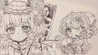 かわいいアウトライン | Draw so easy Anime