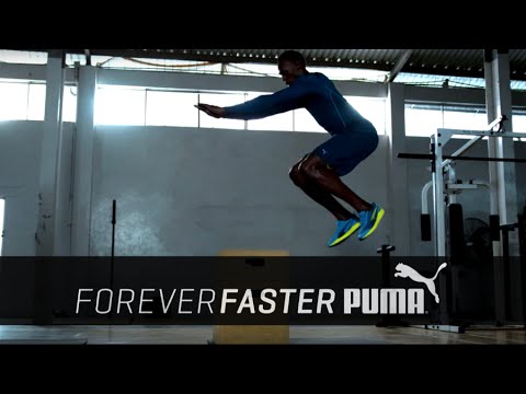 USAIN BOLT TRAINS FASTER, STRONGER, FIERCER #NOMATTERWHAT