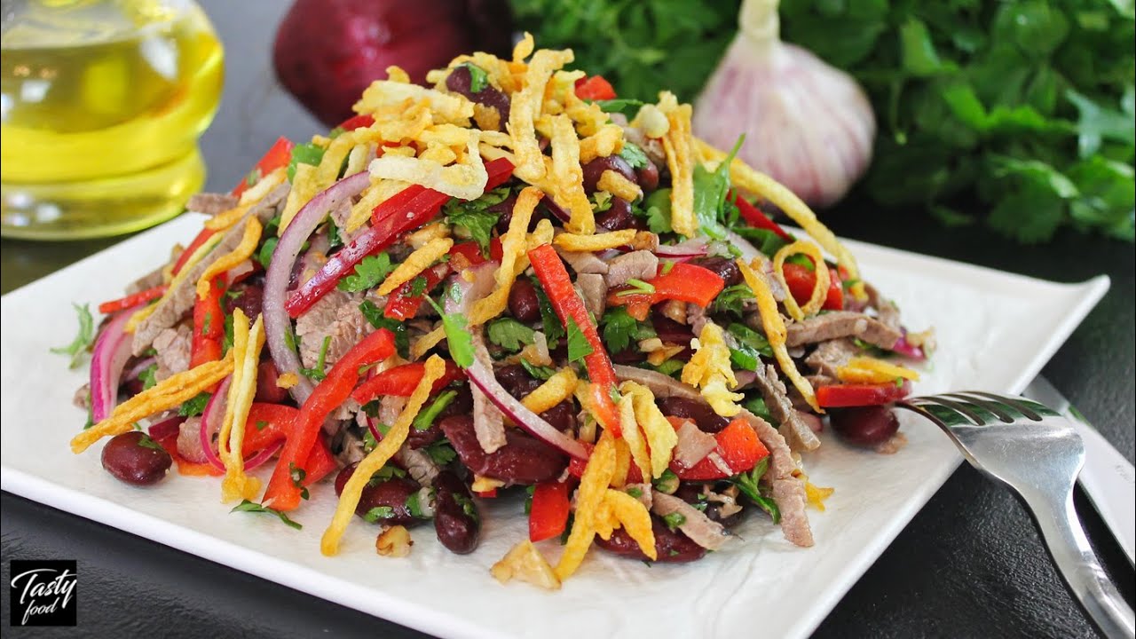 Знаменитый салат: Солнце Тбилиси - Вкусная Грузинская Кухня!