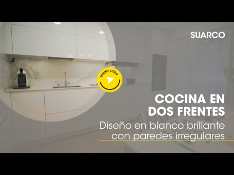 💥 Descubre la Cocina blanca en dos frentes: Diseño, Almacenaje y Personalización Total 💥