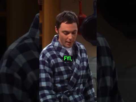Sheldon - FYI | TBBT S03E23 #shorts