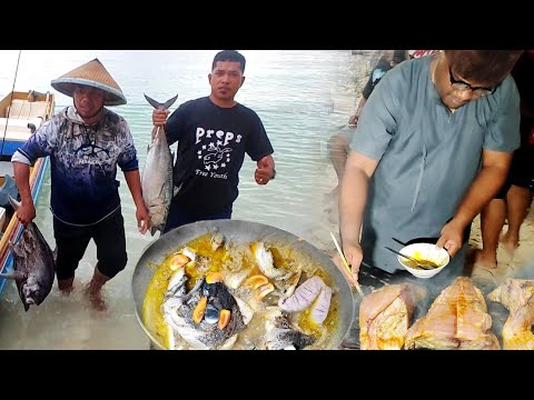 Ikan Ini Hanya ada Diperairan laut Dalam | Masak & Bakar Ikan Mata Bongsang