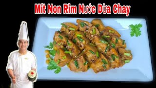 Món Chay: Mít Non Rim Nước Dừa Chay Ngon Bắt Cơm