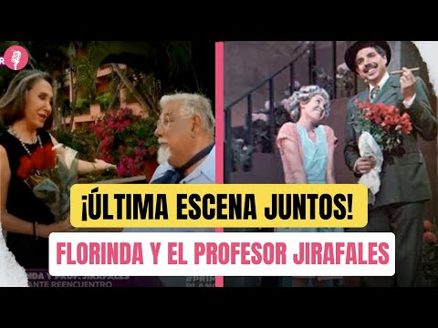 Florinda Meza y Rubén Aguirre recrean emotiva escena de El Chavo del 8 😢 | Último reencuentro