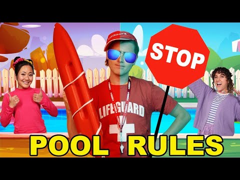 Jimmy Stops Ellie's Playtime for Learning Pool Rules | The Ellie Sparkles Show