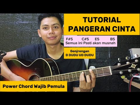 (Tutorial Gitar) Pangeran Cinta - Dewa 19 | Power chord | Gitaris Pemula langsung bisa