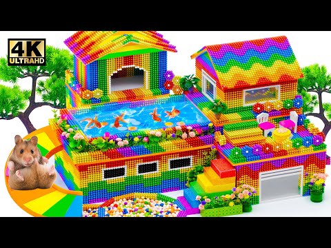 100 Days Building Modern Technology House In The Forest And Swimming Pool From LEGO