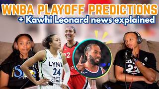 WNBA Playoff Predictions + Kawhi  Leonard Ongoing Investigation