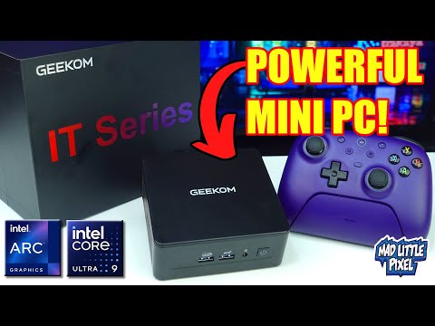 The NEW Geekom IT15 Ultra Core 9 Intel Arc Mini PC Is A Gaming BEAST!
