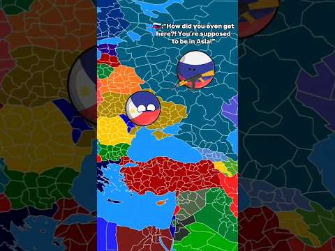 What If Philippines 🇵🇭 and Ukraine 🇺🇦 Switched Places?! 🌍 | Countryballs Animation #countryballs