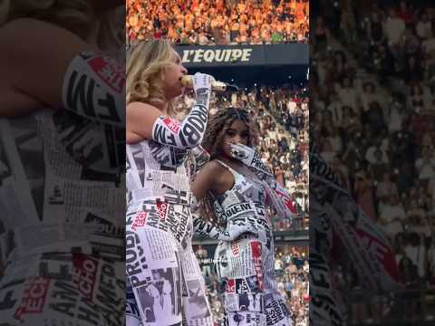 SHE SUCH A DIVA! Blue Ivy & Beyonce choose the “Diva” of the Cowboy Carter Tour #beyonce #blueivy