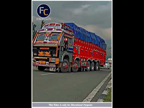 Why this truck tyre not spinning  😱😱 !!! #shorts #factscentral