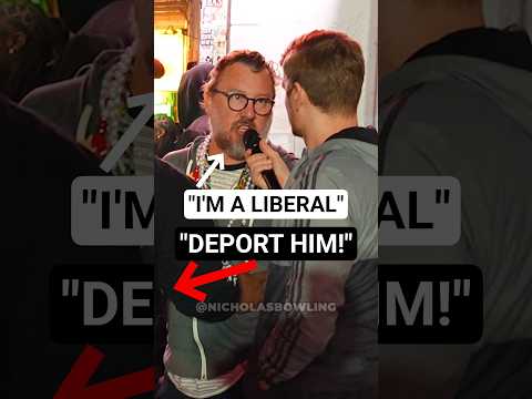 He Wants to Deport Liberals?!