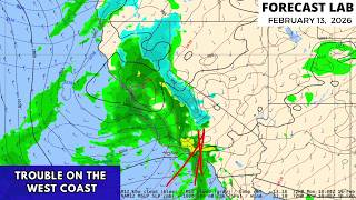 Fri 2/13/26 - US weather | California to get slammed with Pacific storms | Severe in the south