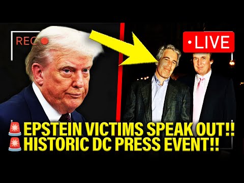 LIVE: Epstein Victims PRESS CONFERENCE in DC