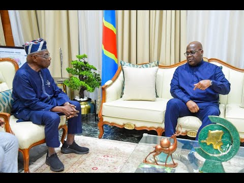 JOURNAL - RENCONTRE DU PRESIDENT FELIX TSHISEKEDI ET L'ANCIEN PRESIDENT DE NIGERIA OBANJO A KINSHASA