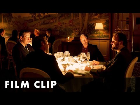 Mads Mikkelsen stars in ANOTHER ROUND - Dinner Table Film Clip