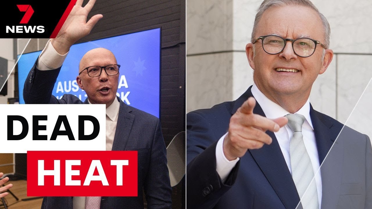 Peter Dutton’s popularity draws level with Anthony Albanese | 7NEWS