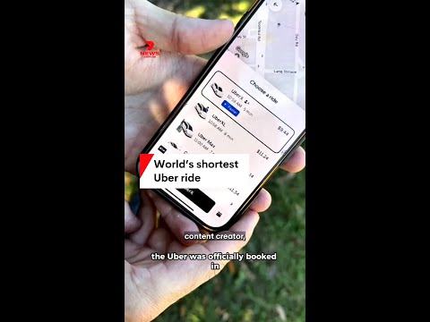 World’s shortest Uber ride