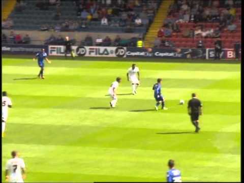 Rhys Bennett Denied By Excellent Save: Rochdale v Peterborough United, 09.08.14