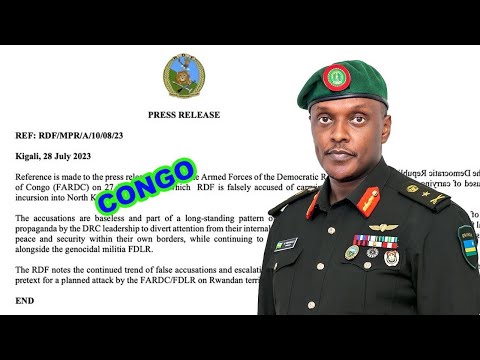 CONGO IBYABYO BIRARANGIYE RDF ISOHOYE ITANGAZO RIKOMEYE CYANE|| INTAMBARA YERUYE