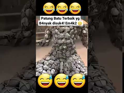 Patung Batunya Bagus Banget ya #shorts #viral #trending #funny #lucu #edit #reaction