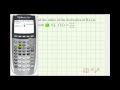 Understanding Derivatives with TI-84