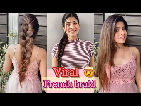 Learn French braid / easy step by step #hairdo #braids