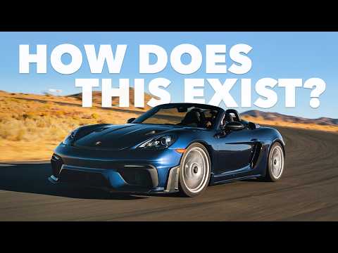 It's INSANE That This Car EXISTS! Driving the Porsche 718 Boxster Spyder RS