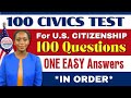 Civics Questions for US Citizenship Interview