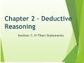 Deductive Reasoning and Conditional Statements Challenge