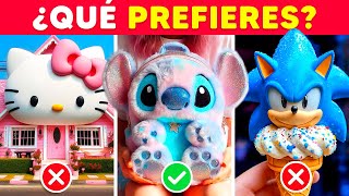 ¿Qué Prefieres? - Edición Sonic💙Stitch🎀Hello Kitty✨🤍 Lisa or Lena