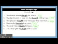 Understanding A-U-G-H and O-U-G-H Sounds