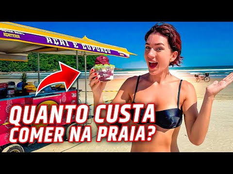 COMENDO NA PRAIA MAIS CARA DO BRASIL - RIVIEIRA