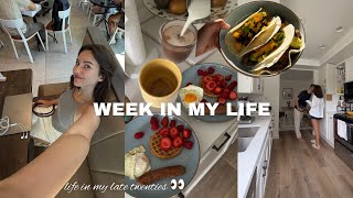 WEEK IN MY LIFE | cooking NEW meals, chatting about life & (turning 30 soon), future plans, & more