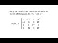 Matrix Inversion Using the Adjoint Method
