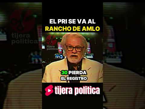 🔥! RUIZ HEALY ¡EN 2027 EL PRI SE VA AL RANCHO DE ᴀᴍʟᴏ! #short