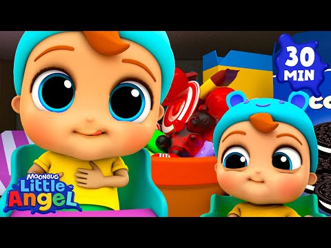 🙅‍♂️No More Snacks Baby John! | Little Angel 😇 | Kids Learn! | Nursery Rhymes | Sing Along